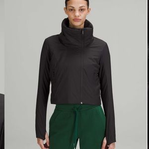 Like New Lululemon Sleek City Cropped Black Jacket Coat 8